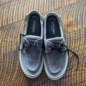 EUC — Sperry Boat Shoes — Grey — Men’s 9.5